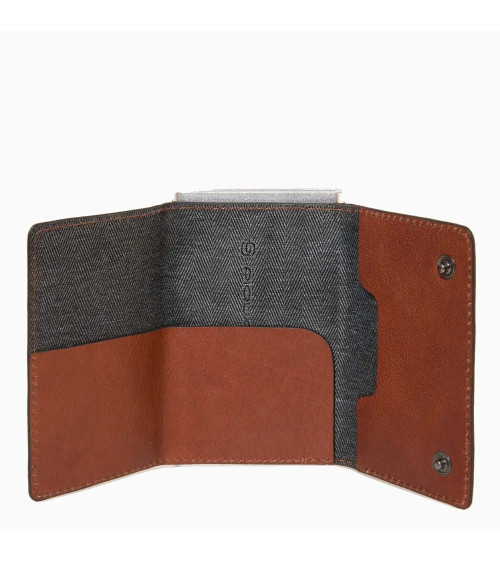 Piquadro Black Square: Porta Carte di Credito RFID in Pelle